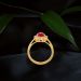Gleaming Pear Cut Diamond Ring