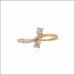 Sleek Glimmer Diamond Ring