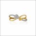 Ethereal Entwined Hearts Diamond Ring