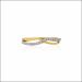 Dazzling Crossover Pattern Diamond Ring