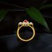 Sparkling Pear-Cut Diamond Ring