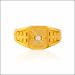 Contemporary Style Gold Ring
