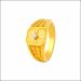 Contemporary Style Gold Ring