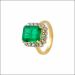 Glittering Halo Set Diamond Ring