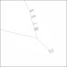 Dainty Sterling Silver Alphabet M Pendant Chain