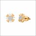 Floral Symphony Diamond Earrings
