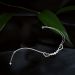 Delicate Heart design Silver Anklet