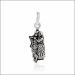 Ornate Radha Krishna Sterling Silver Locket 