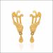 Chic Artistic Fluid Gold Drop Earrings