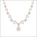 Radiant Heartdrop Diamond Necklace Set