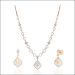 Exquisite Sparkle Diamond Necklace Set