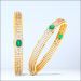 Aisshpra Diamond Bangles in 14 Kt Contemporary Design Jewellery for Women