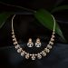 Aisshpra Diamond Short Necklace Set in 14 Kt Comes with a pair of Matching Earrings