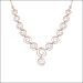 Elegant Swirl Diamond Necklace Set