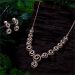 Elegant Swirl Diamond Necklace Set