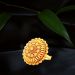 Aisshpra Geru Design Gold Cocktail Ring in 18 Kt Traditional wear Jewellery for Women