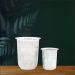 Aisshpra 92.5 Purity Milk Pattern Silver Glass Set of 2 Combo of One Mid-size & Small-size Glass