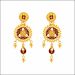 Aisshpra Gold Necklace Set in 22 Kt Kolkata Style Meena Design Wedding Jewellery for Women