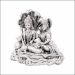 Aisshpra 92.5 Purity Divine Lakshmi & Vishnu on Sheshnag Silver Idol Devotional Items