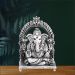 Aisshpra 92.5 Purity Antique Style Lord Ganesha Silver Religious Idol Devotional Items