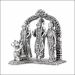Aisshpra 92.5 Purity Ram Darbar Silver Idol Antique Style Devotional Items