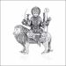 Aisshpra 92.5 Purity Maa Durga Silver Murti or Idol Antique Style Devotional Items