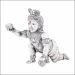 Aisshpra 92.5 Purity Bal Gopal Silver Murti or Idol Antique Style Devotional Items
