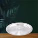 Aisshpra 92.5 Purity Silver Plain Thali or Plate for Pooja Devotional Items 