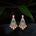 Aisshpra Emerald Rose Gold Diamond Necklace Set in 14 Kt Wedding Jewellery for Women