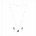 Aisshpra 92.5 Purity Silver Hello Kitty Chain Set Cartoon Design Jewellery for Kids