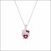 Aisshpra 92.5 Purity Silver Hello Kitty Chain Set Cartoon Design Jewellery for Kids