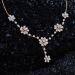 Floral Blossoms Diamond Necklace 