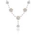 Floral Blossoms Diamond Necklace 
