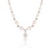 Radiant Heartdrop Diamond Necklace 