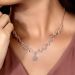 Radiant Heartdrop Diamond Necklace 
