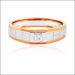 Aisshpra Pt 95 Platinum & Solitaire Diamond Band for Men Casual Wear Jewellery