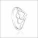 Aisshpra Pt 95 Platinum Love Ring Stylish Daily Wear Jewellery for Women