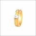 Aisshpra Solitaire Diamond Ring in 18 Kt Stylish Casual wear Jewellery for Men