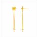 Aisshpra Gold Latkan Earrings in 18 Kt Stylish Party Wear Jewellery for Women