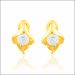 Aisshpra Gold Stud Earrings in 18 Kt Elegant Daily Wear Jewellery for Women