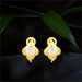 Aisshpra Gold Stud Earrings in 18 Kt Elegant Daily Wear Jewellery for Women