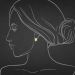 Aisshpra Gold Stud Earrings in 18 Kt Elegant Daily Wear Jewellery for Women
