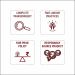 Aisshpra Gold Love Ring in 18 Kt Stylish Party wear Jewellery for Women