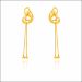 Aisshpra Casting Gold Earrings in 18 Kt Casual Wear or Party Wear Jewellery for Women