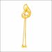 Aisshpra Casting Gold Earrings in 18 Kt Casual Wear or Party Wear Jewellery for Women