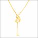 Aisshpra Gold Necklace Set in 18 Kt for Women Comes with a pair of Matching Earrings