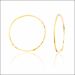 Aisshpra Gold Hoop Earrings in 18 Kt Elegant Daily wear Jewellery for Women 