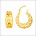 Aisshpra Gold Stud Earrings in 18 Kt Stylish Party Wear Jewellery for Women