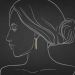 Aisshpra Gold Hoop Earrings in 18 Kt Elegant Daily wear Jewellery for Women 