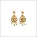 Aisshpra Temple Design Gold Necklace Set in 22 Kt Bridal Wedding Jewellery